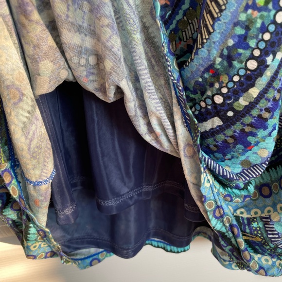 Desigual faux wrap mini. Size XL but fits smaller, more like a medium or large. - Picture 2 of 5